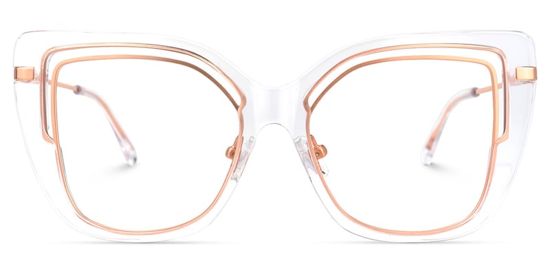 Celene Square Crystal Glasses | Zeelool Glasses0