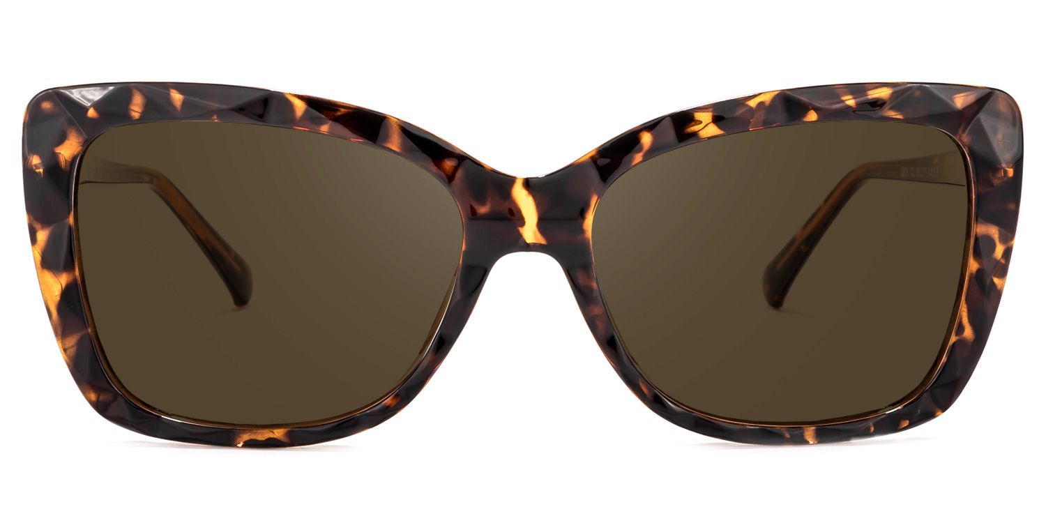 Edna Cateye Yellow-Tortoise Sunglasses | Zeelool Glasses0