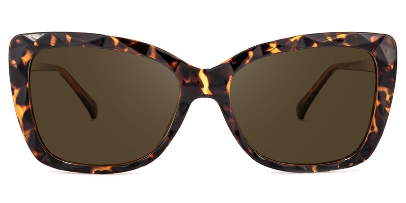 Edna Cateye Yellow-Tortoise Sunglasses | Zeelool Glasses0