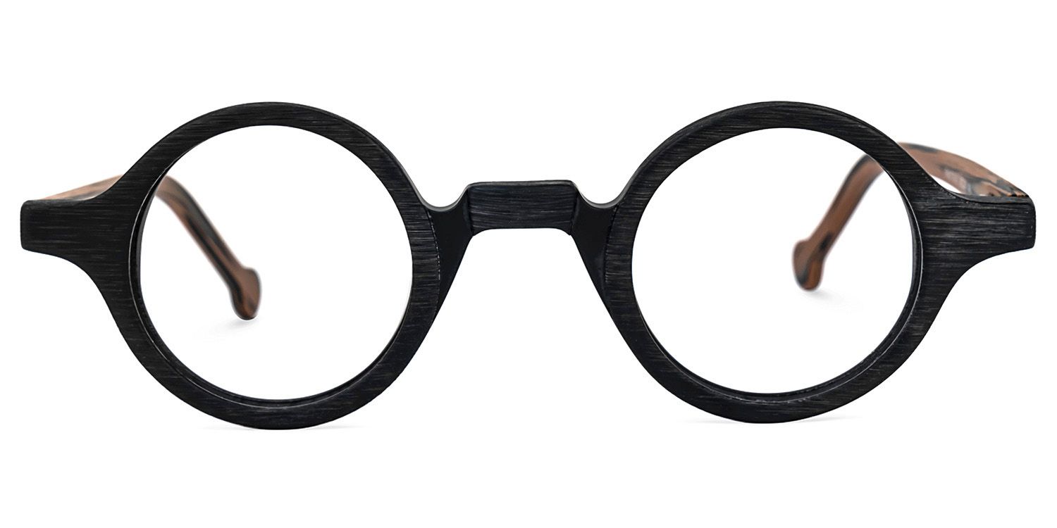 Arale Round Black Glasses | Zeelool Glasses0