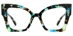 Kayan Cateye Green-Floral Glasses0