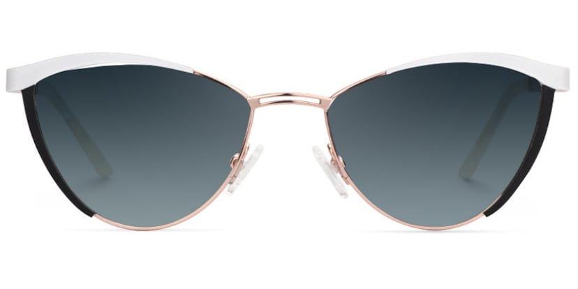 Sydney Cat Eye White Sunglasses
