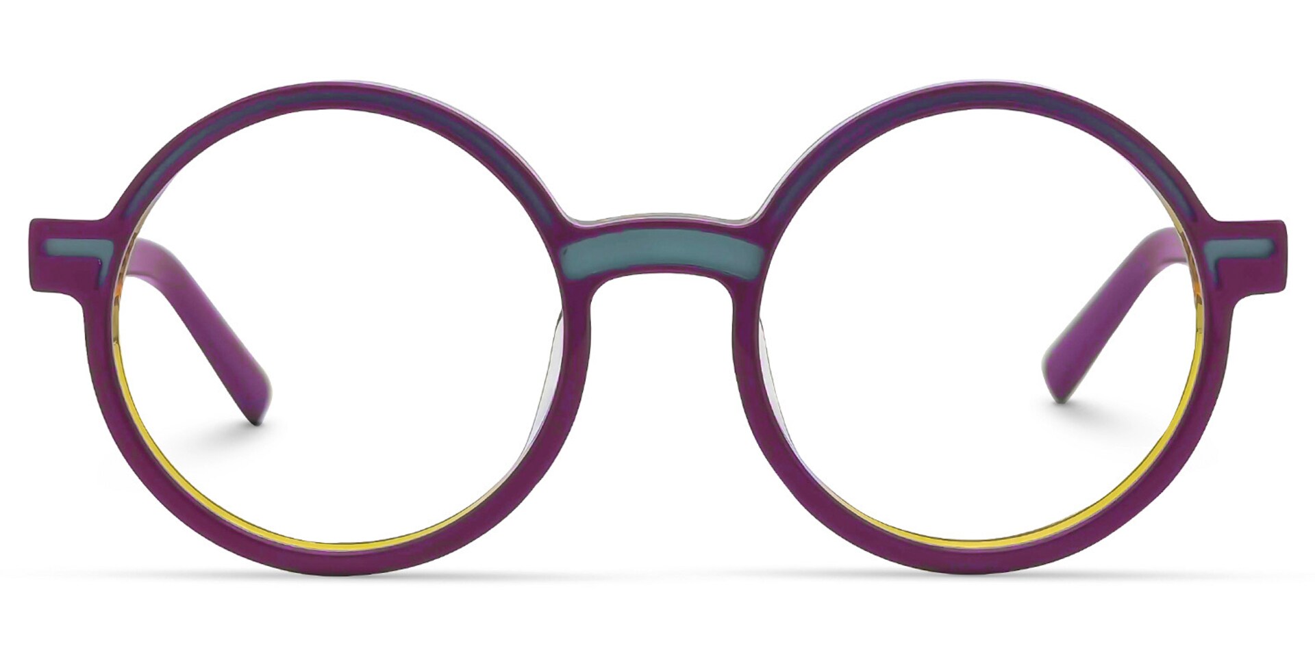 Chantel Round Purple Glasses | Zeelool Glasses0