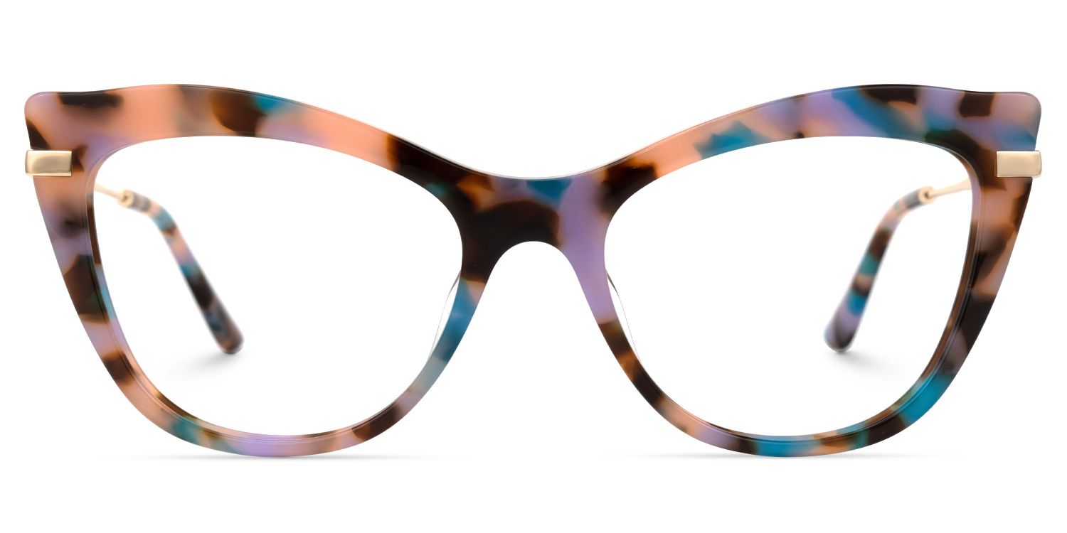 Indira Cat Eye Pink-Tortoise Glasses | ZEELOOL Canada0