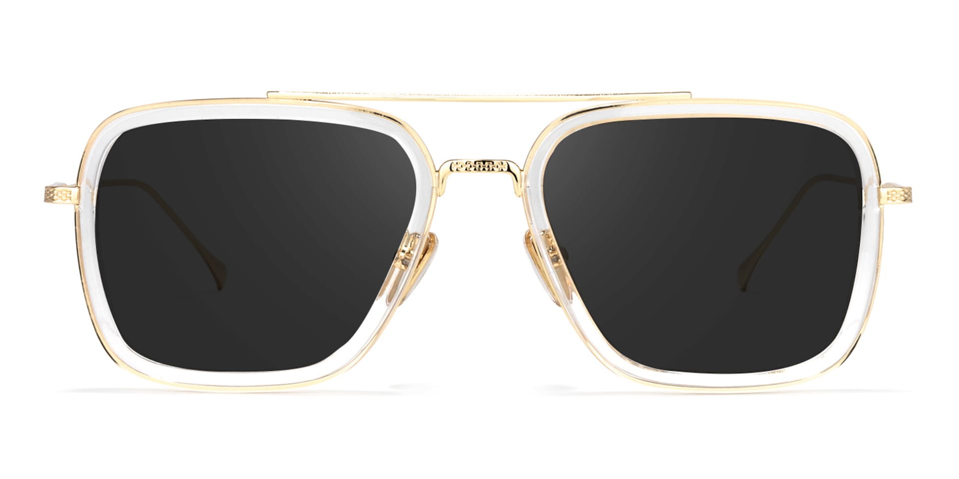 Gifford Aviator Crystal Sunglasses | Zeelool Glasses0