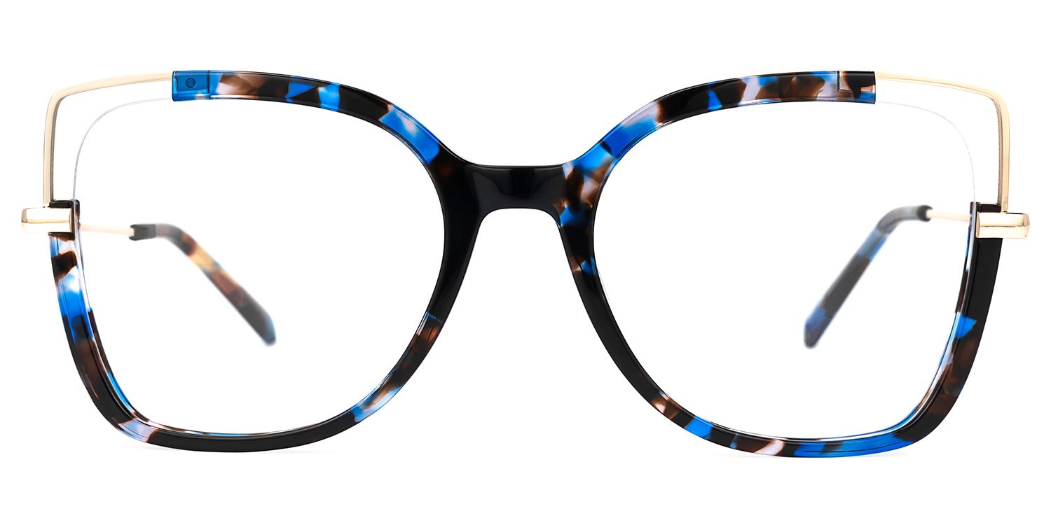 Tuyen Square Blue-Tortoise Glasses | Zeelool Glasses0