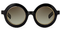 Calhoun Round Black Sunglasses0