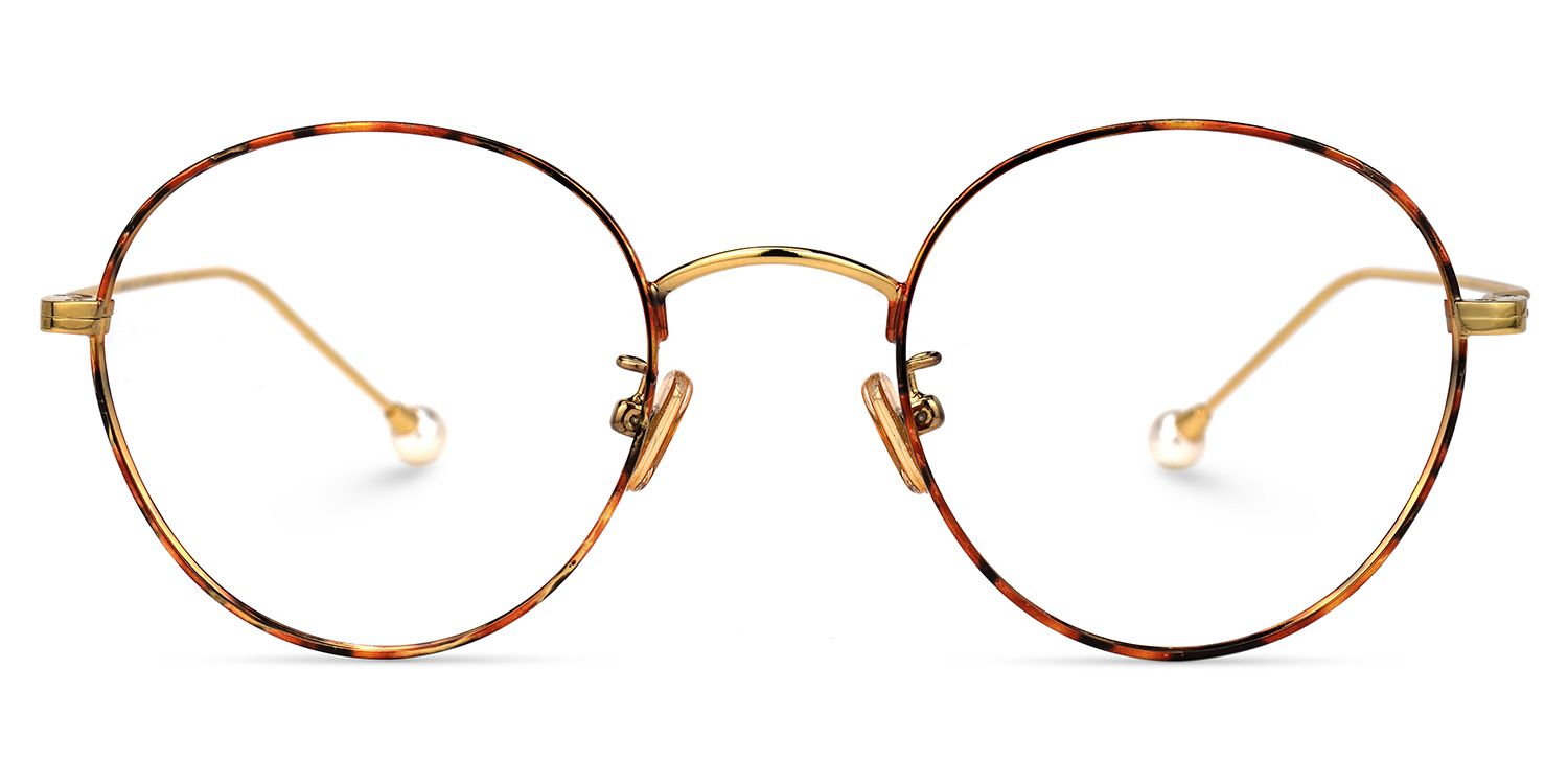 Kristina Round Tortoise Glasses | Zeelool Glasses0