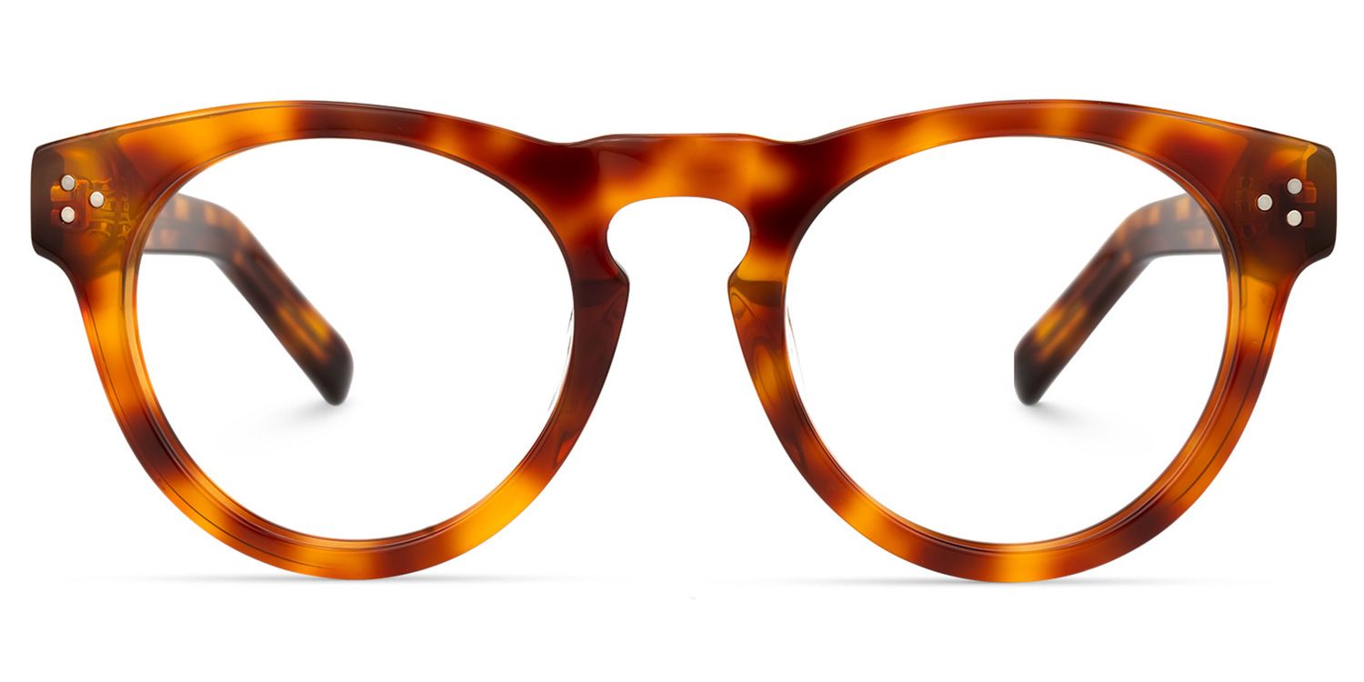 Round Tortoise Glasses | Zeelool Eyeglasses Online0