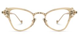 Marimar Geometric Gold Glasses0