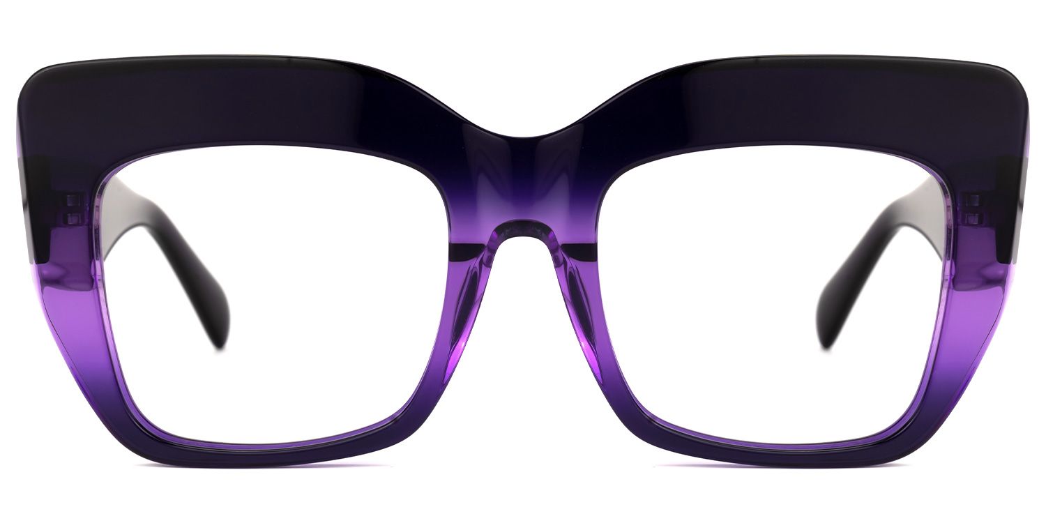 Charmaine Cat Eye Dark-Purple Glasses for Women0