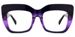 Charmaine Cat Eye Dark-Purple Glasses0