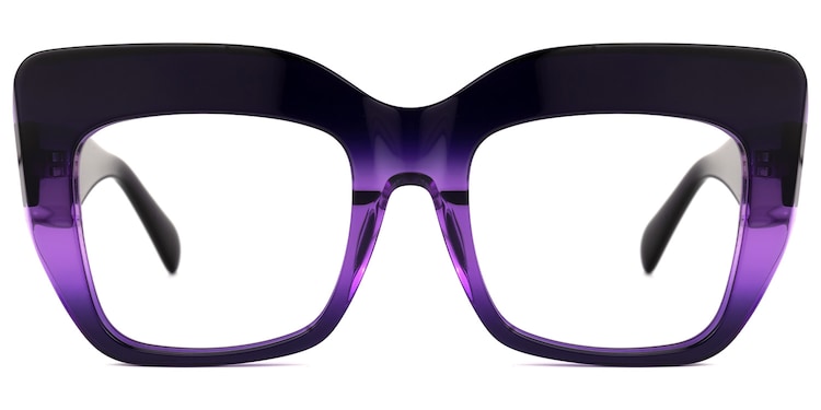 Charmaine Cat Eye Dark-Purple Glasses