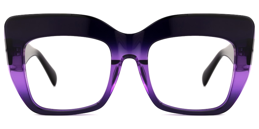Charmaine Cat Eye Dark-Purple Glasses