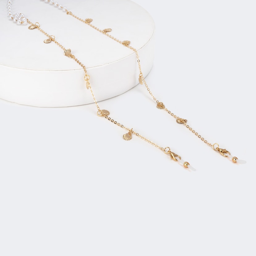 Fashion Pearl Non-slip Metal Chains