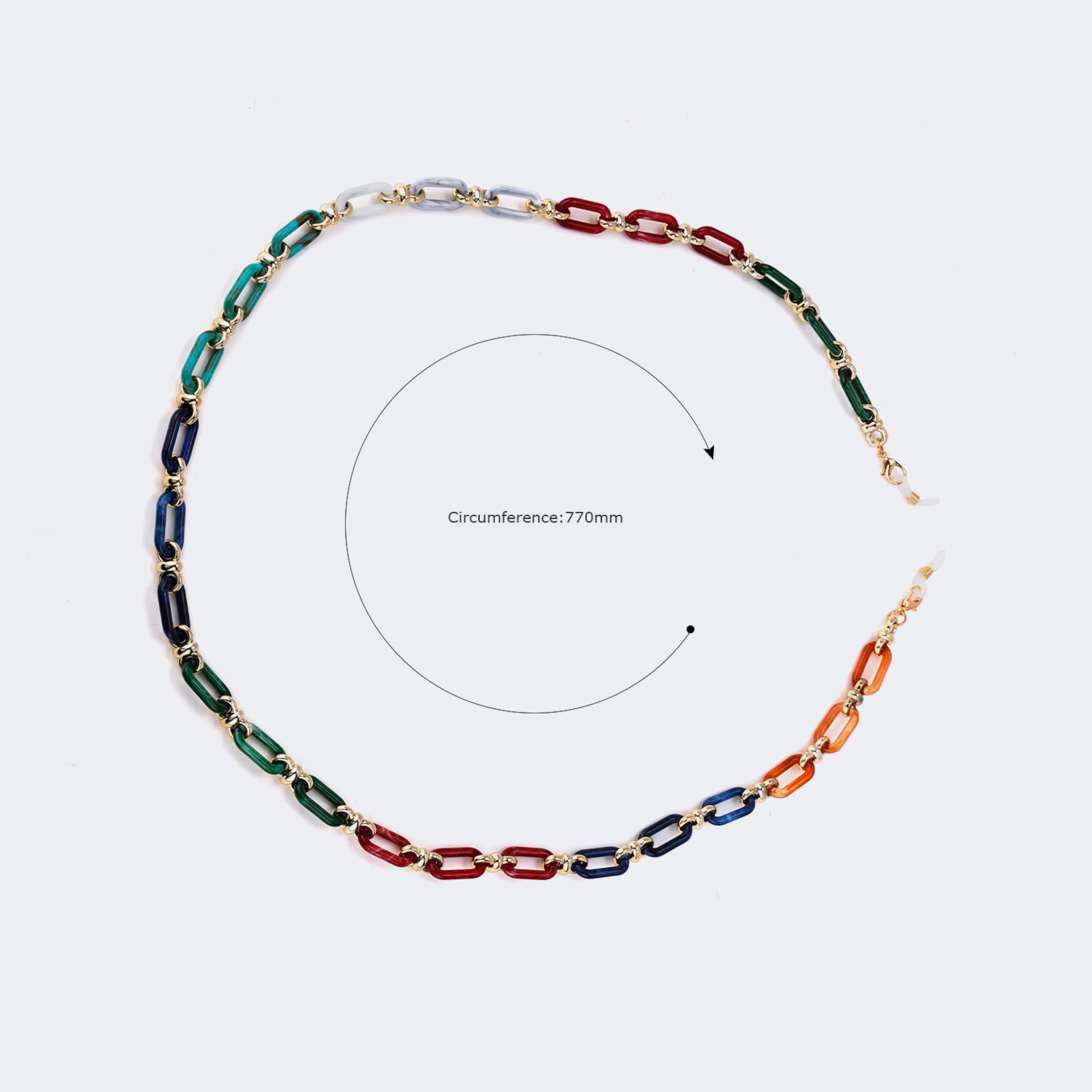 Fashion Chic Multicolor Chains | Zeelool Glasses2