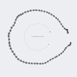 Distinctive Black Flower Shape Chains2