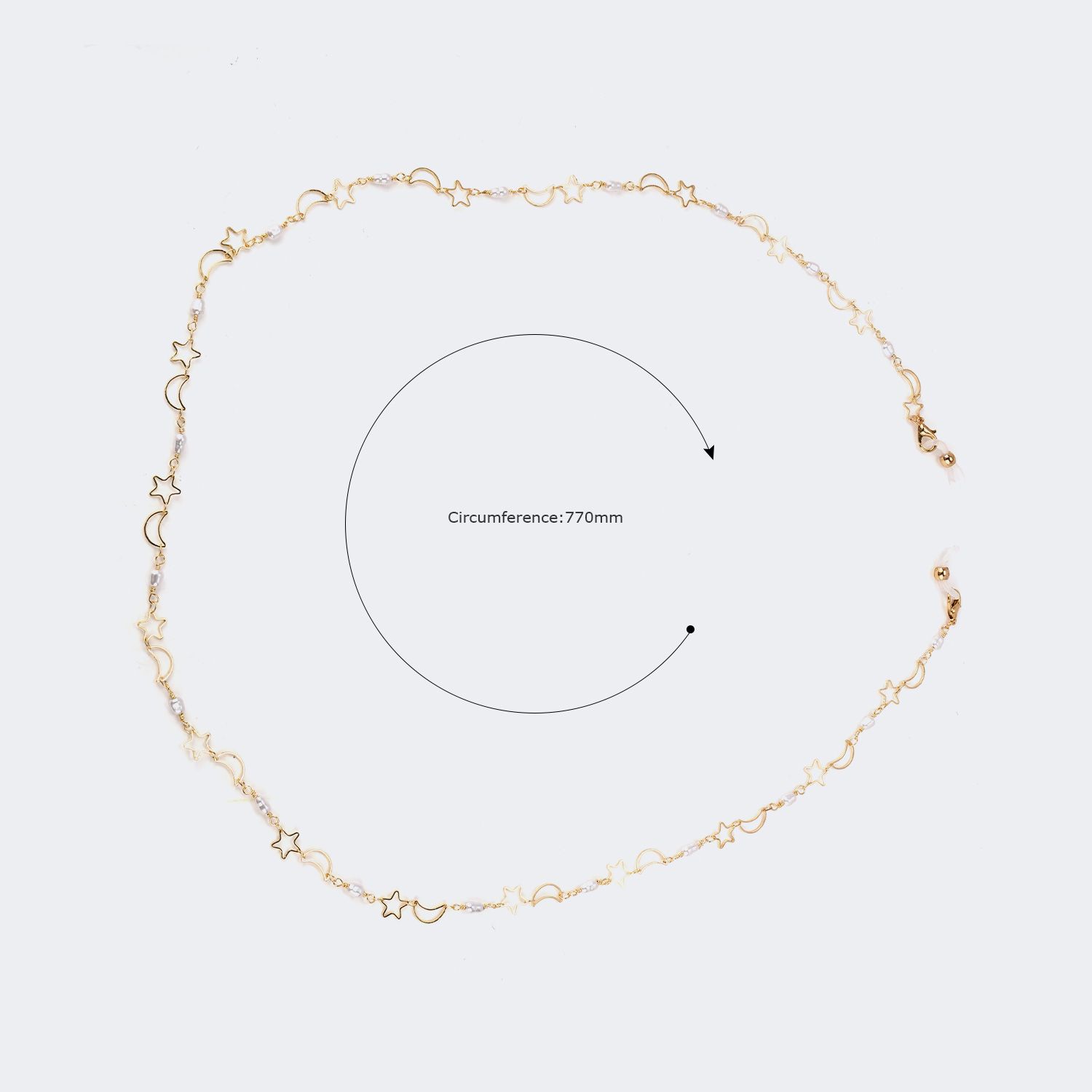 Distinctive Eye-catching Gold Chains | Zeelool Glasses2