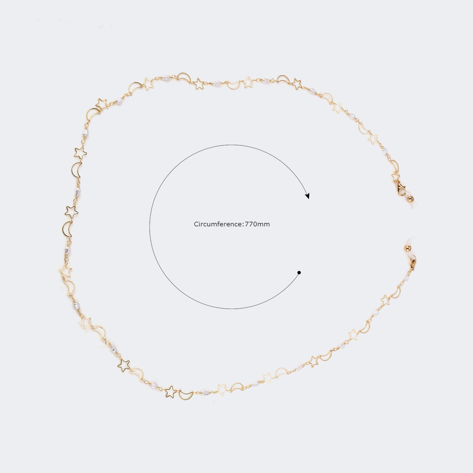 Distinctive Eye-catching Gold Chains | Zeelool Glasses2