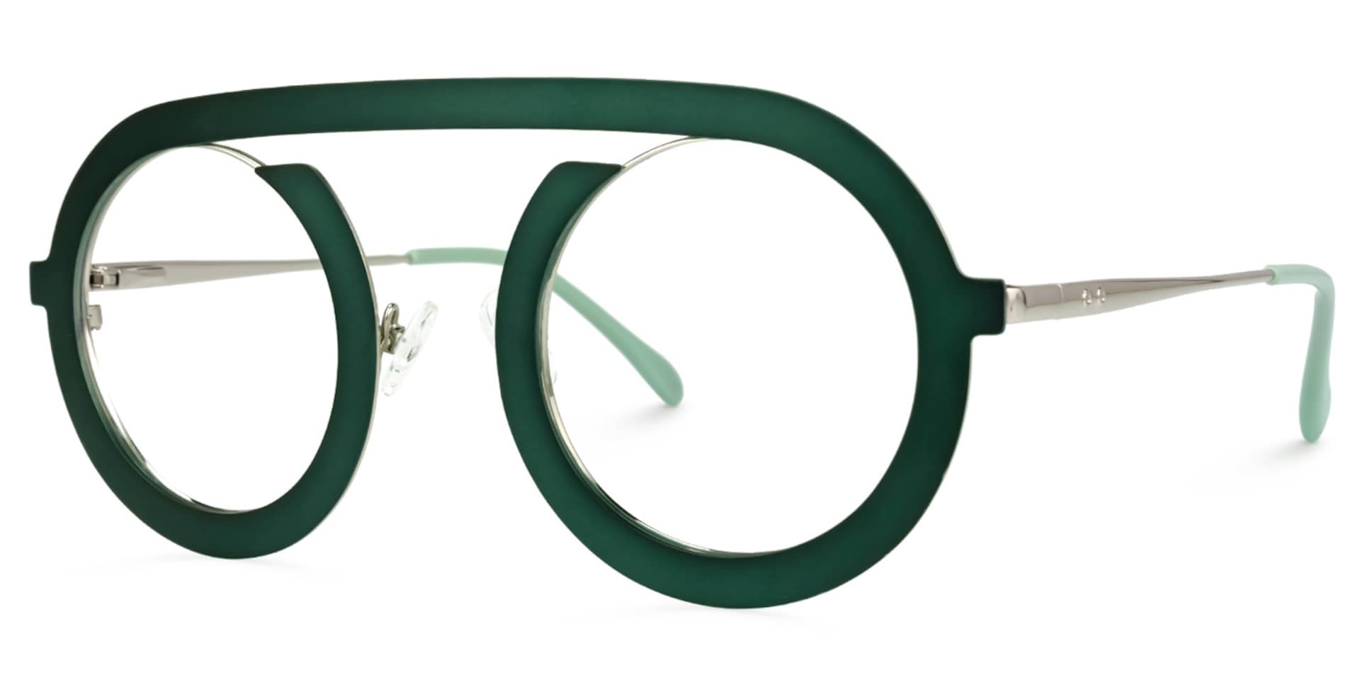 Florida Round Green Glasses | Zeelool Glasses1