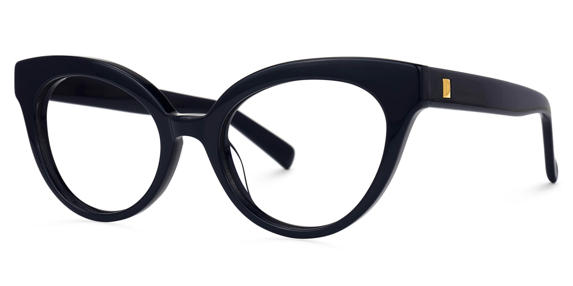 Cateye Dark Blue Glasses1