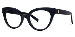 Miya Cateye Dark Blue Glasses1