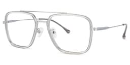 Nayeli Aviator Gray-Silver Glasses1