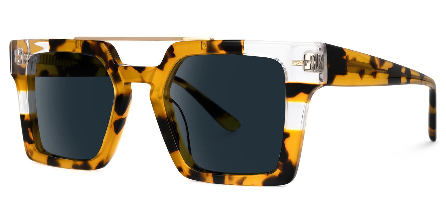 Julisa Square Style Tortoise Frame Sunglasses | ZEELOOL1