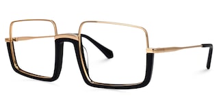 Shelton Square Black Glasses1
