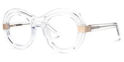 Texidor Round Clear Glasses1