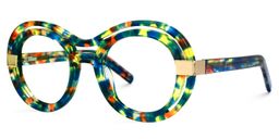 Texidor Round Blue-Tortoise Glasses1