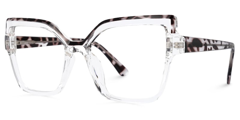Nilda Cateye Crystal Glasses | Zeelool Glasses1