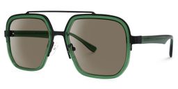 Ace Aviator Green Sunglasses1