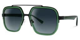 Ace Aviator Green Sunglasses1