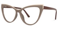 Yangdol Cateye Khaki Glasses1