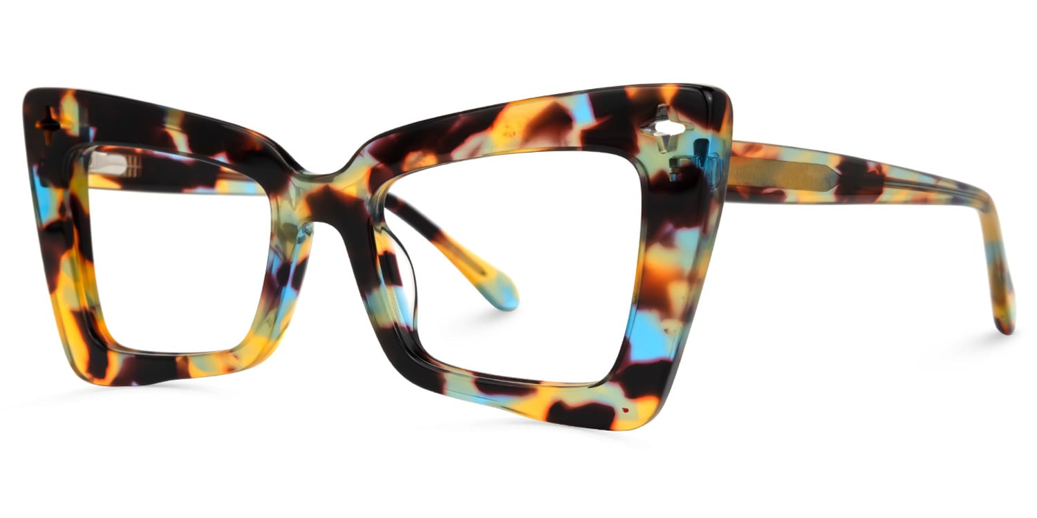 Kairos Cat-eye Acetate Tortoise Eyeglasses | Zeelool1