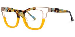 Rhoden Cateye Yellow Glasses3