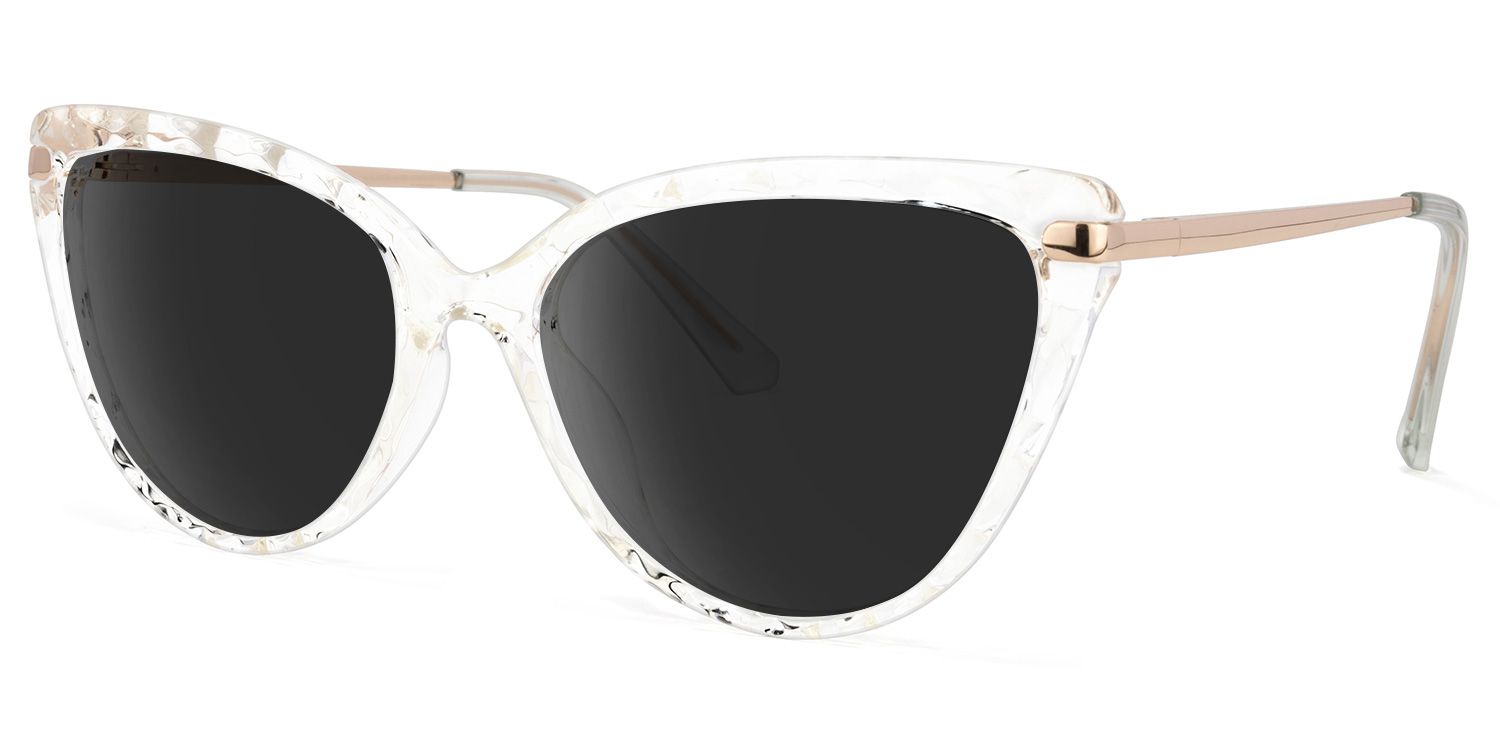 Lucas Cat Eye Clear Sunglasses for Women & Men | ZEELOOL1