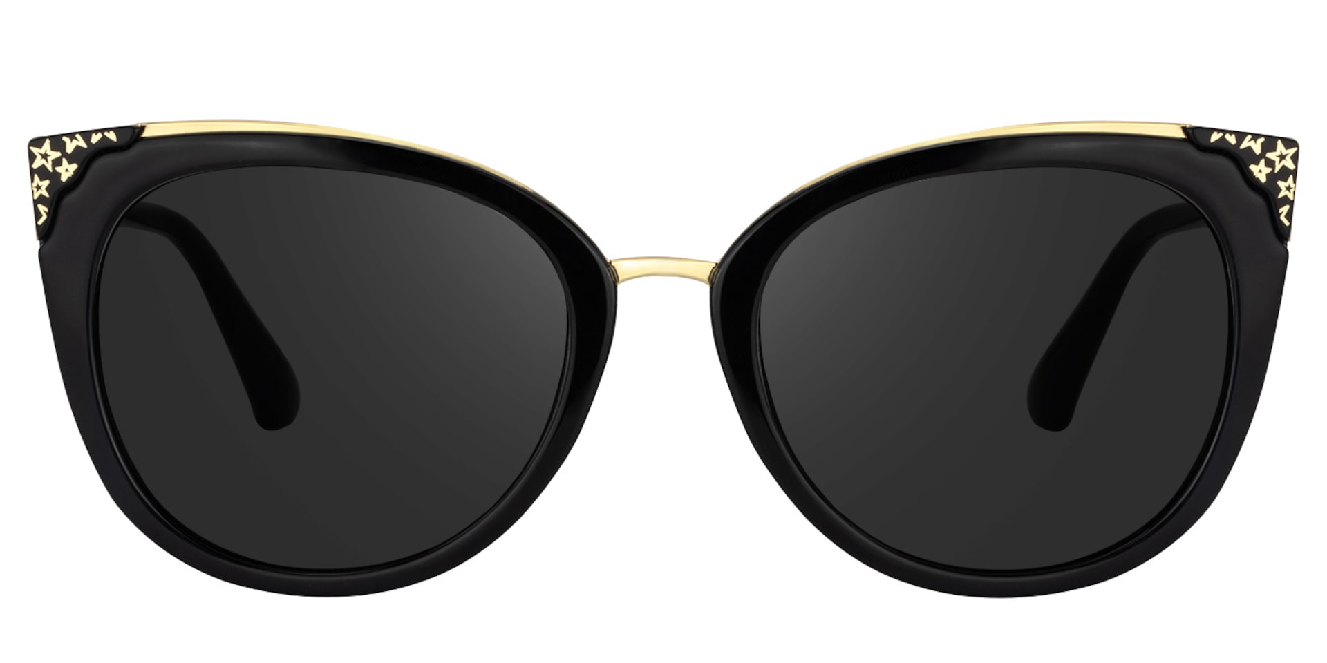 Dalton Cat Eye Black Sunglasses | Zeelool Glasses0