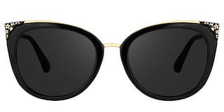 Dalton Cat Eye Black Sunglasses0