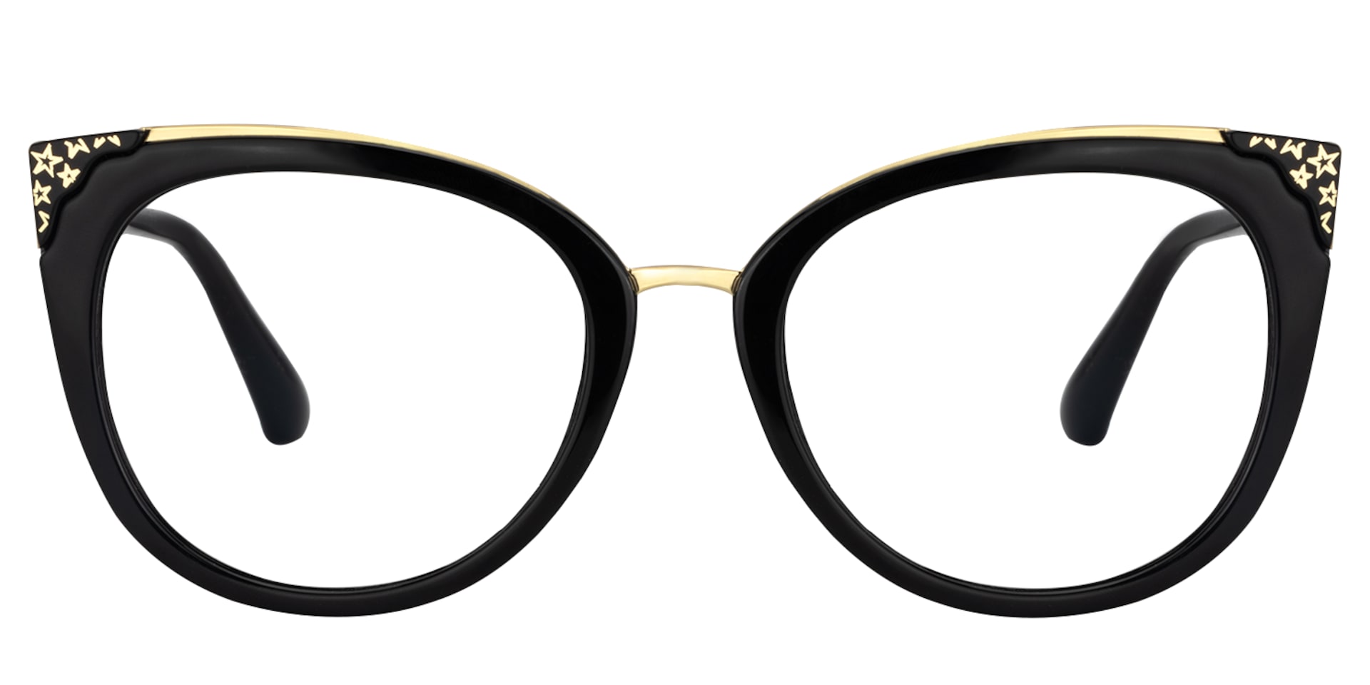 Dalton Cat Eye Black Glasses | Zeelool Glasses0