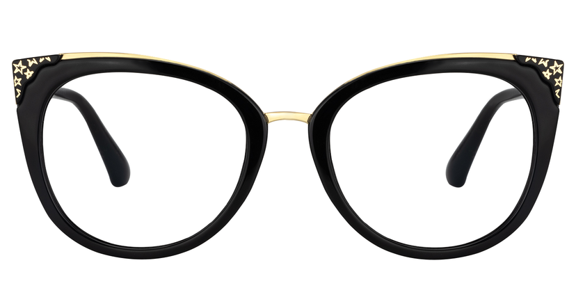 Dalton Cat Eye Black Glasses