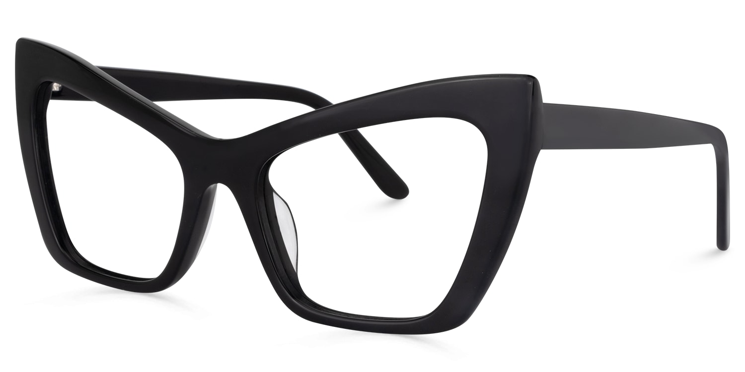 Driscoll Cateye Black Glasses1