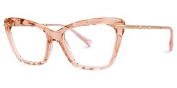 Juliet Cateye Peach Glasses1