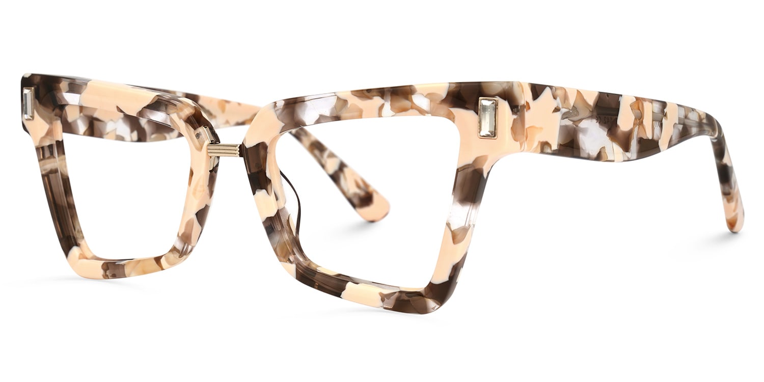 Gaymon Cateye Marshmallow Glasses | Zeelool Glasses1