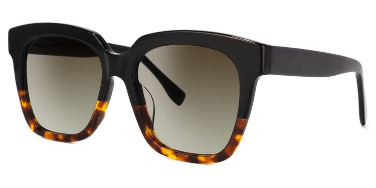 Xion Square Tortoise Sunglasses