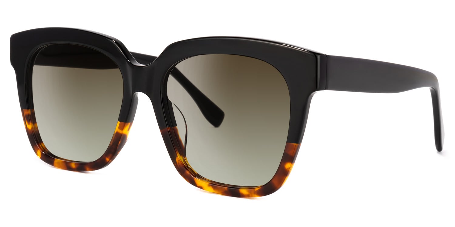 Xion Square Tortoise Sunglasses
