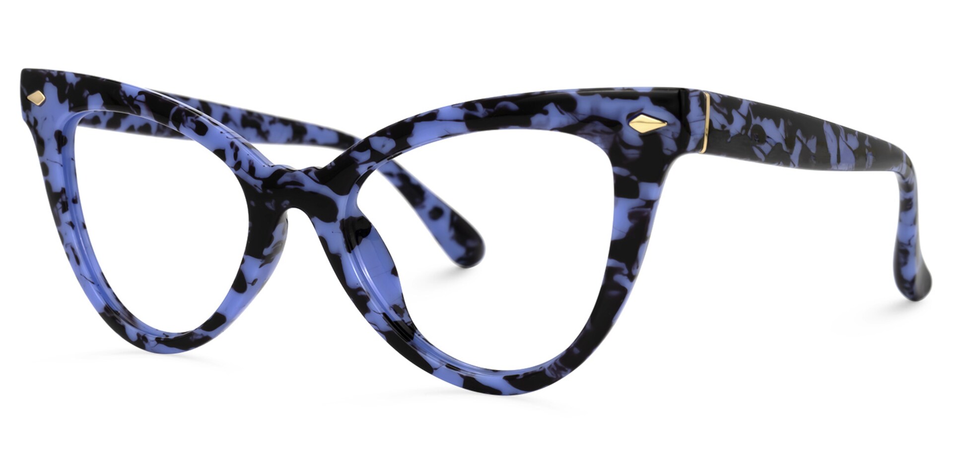 Colla Cateye Blue Glasses | Zeelool Glasses1