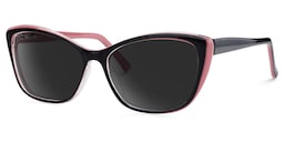 Fidelia Cat Eye Black Glasses1