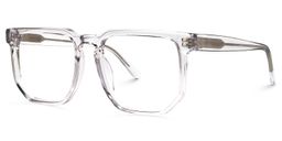 Matherne Clear Square Glasses1
